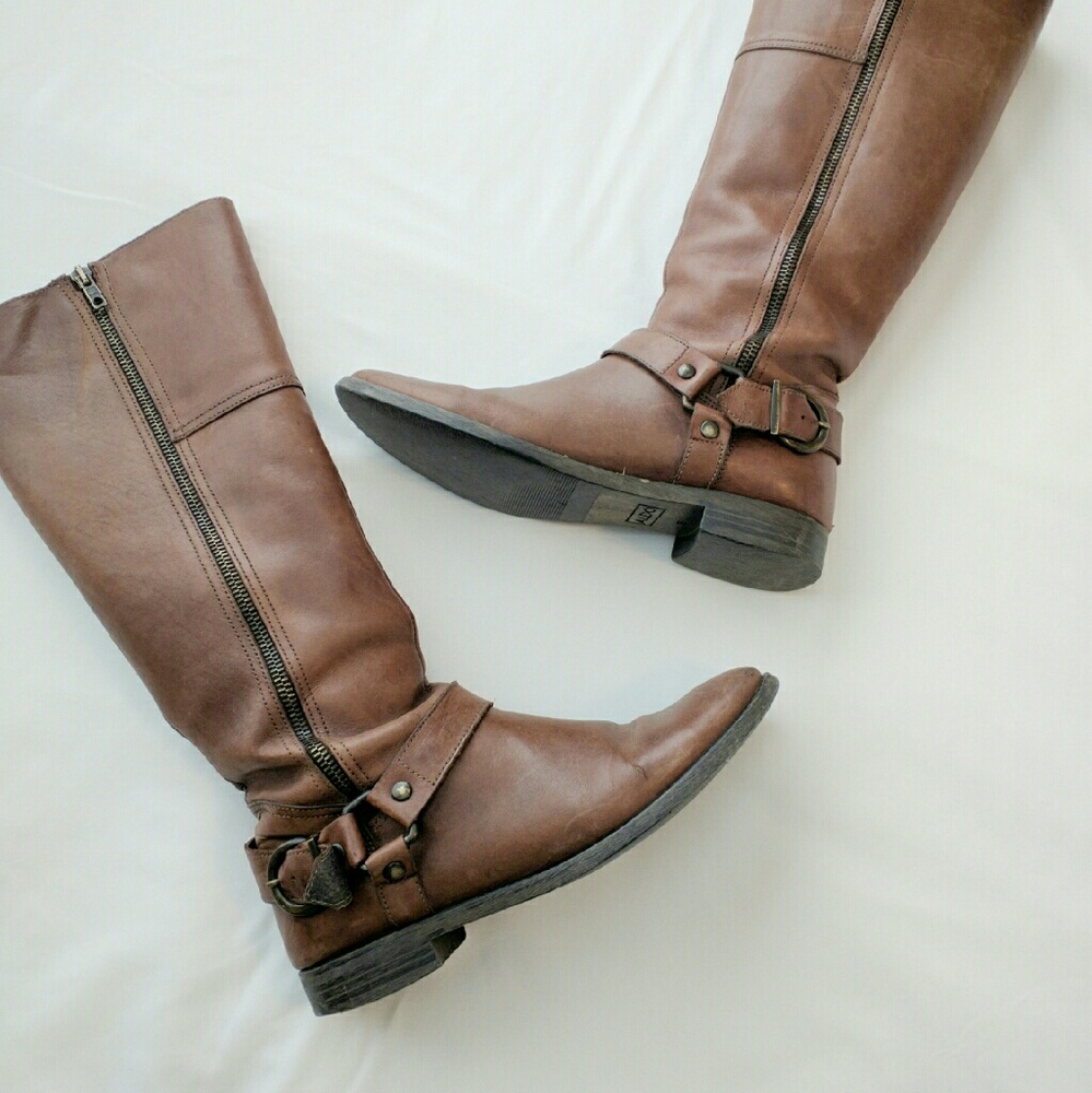 | A l d o | Leather Riding Boots